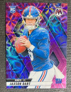 Jaxson Dart Mosaic Rookie Card NY Giants