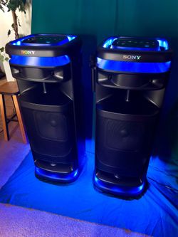 Sony ≠ ULT Tower 10 Bluetooth Party Speaker System - LED Lights, Microphone, TV Sound Booster & Bass