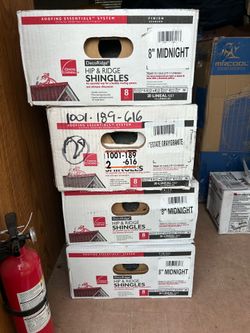 4 Boxes Of Hip & Ridge Roof Shingles Forest Brown Copper Trail