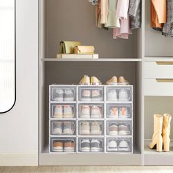 Shoe Organizer Plastic Shoe Box 