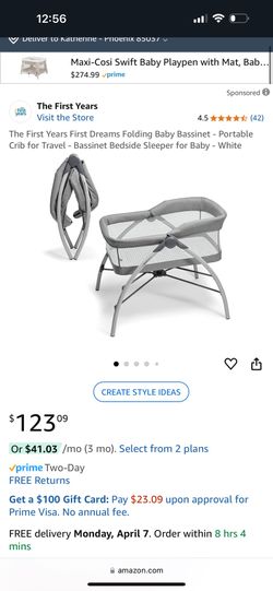 First Dream Portable Bassinet