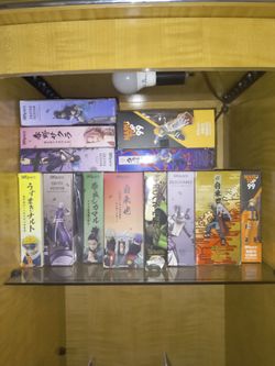 Sh figuarts Naruto and Funko pops Naruto, invader zim, and many more