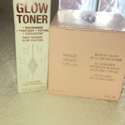 Charlotte Tilbury Magic Cream and glow Toner