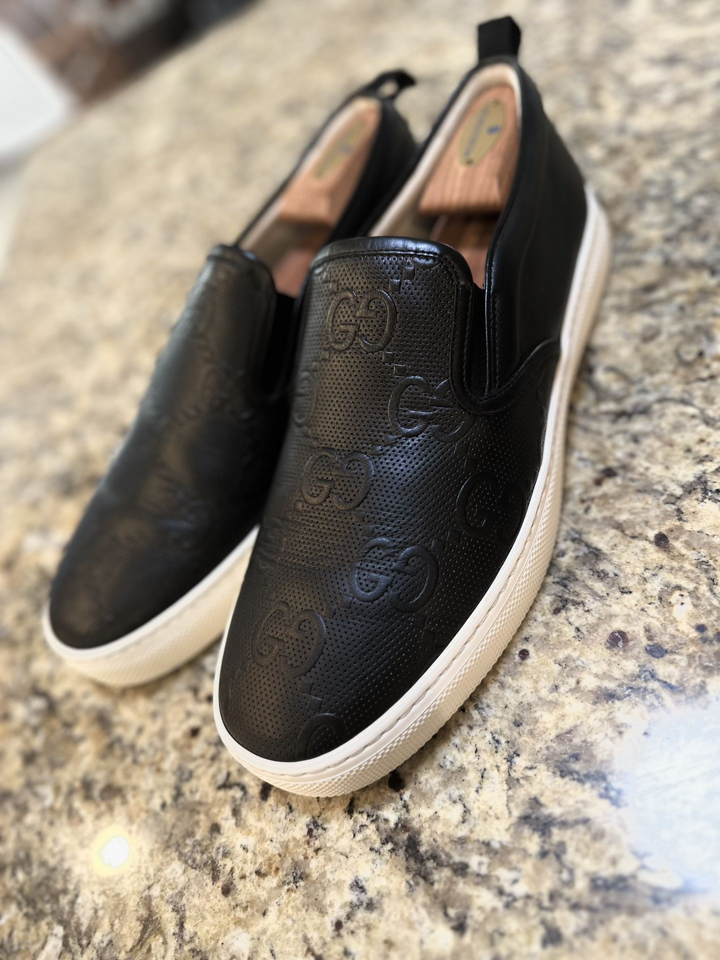 Gucci Embossed Shoes