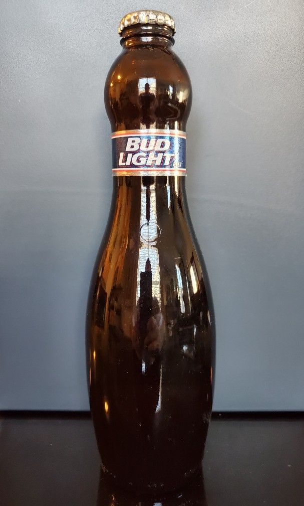 Vintage Bud Light Bowling Pin Bottle Un-opened