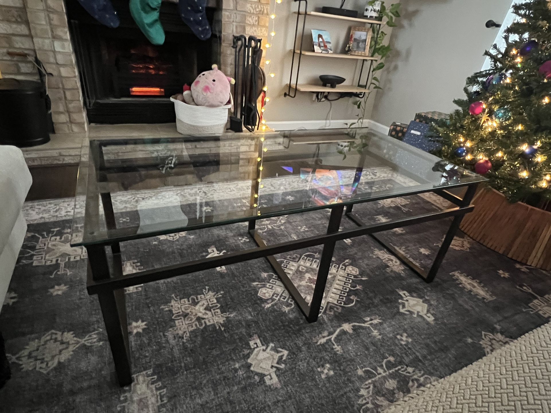 Glass Top Coffee Table