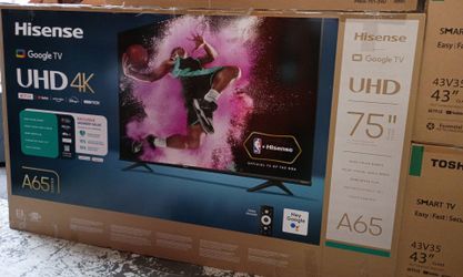 75" UHD 4K HISESE  TV
