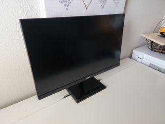 Acer 144hz gaming monitor with desk if needed.