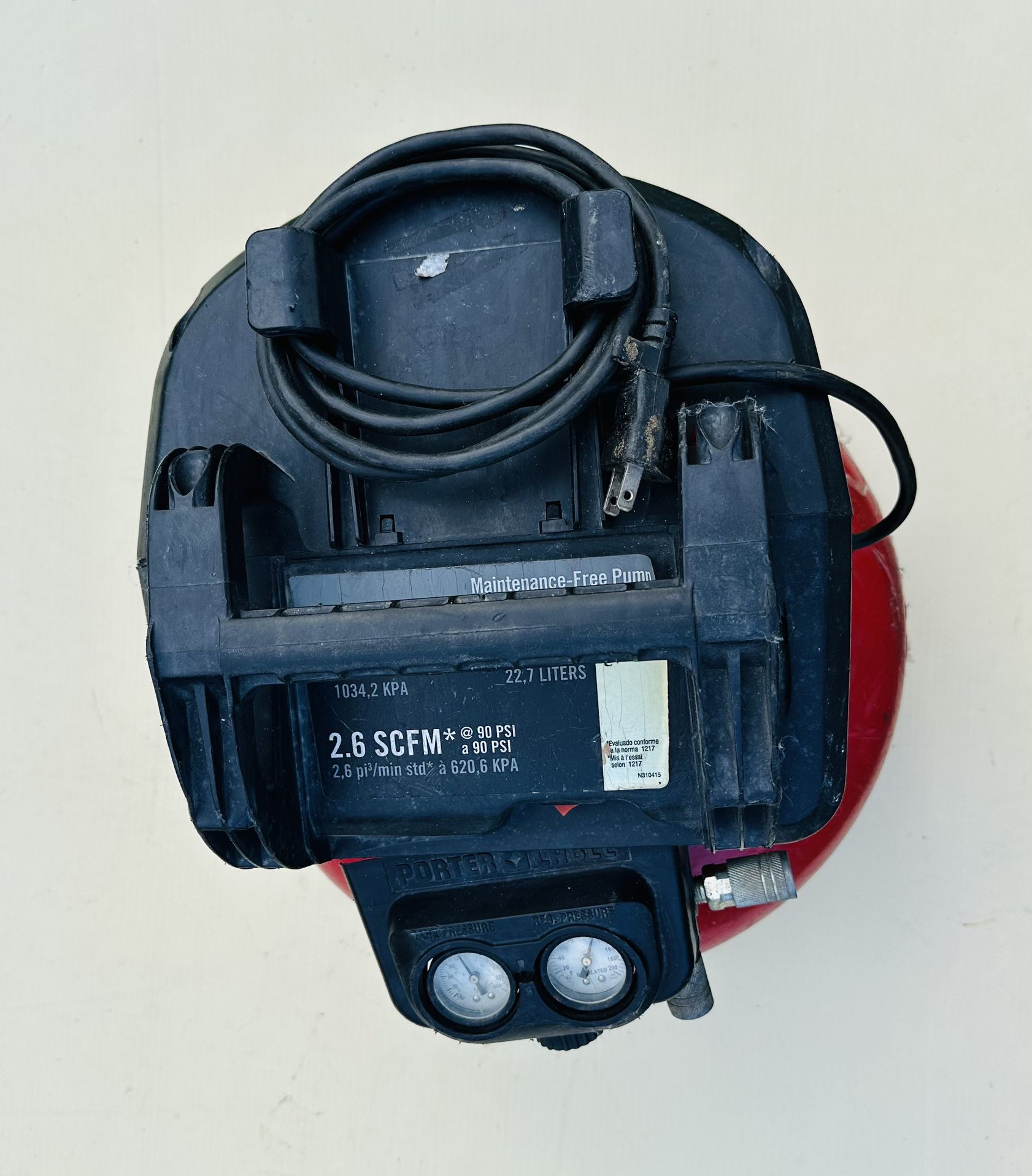 Porter-Cable 6 Gal. 150 PSI Portable Electric Pancake Air Compressor
