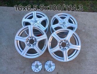 Rims 16x6.5 Lug Pattern 5X100/ 5X114.3 
