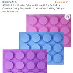 3pc Silicone Molds
