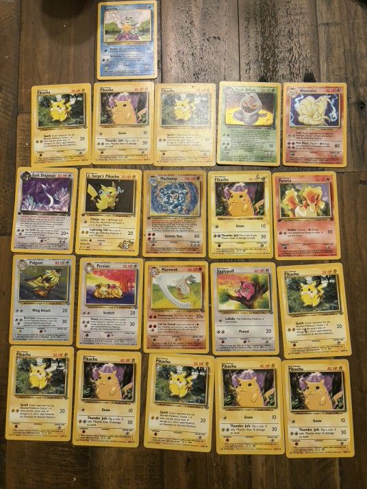 Rare 1ST EDITION POKÉMON CARDS FIRST PRINTS