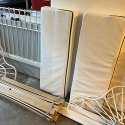 IKEA Minnen Adjustable Twin Bed Frame And Matteress