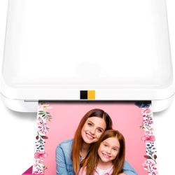 KODAK Step Slim Instant Mobile Color Photo Printer – Wirelessly Print 2x3” Photos on Zink Paper with iOS & Android Devices, White