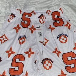 SYRACUSE NEW BARA JERSEY SHORTS SZ M