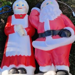 Mr.& Mrs. Santa Claus Glow Molds