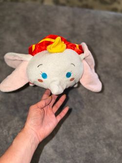 Disney Plush Dumbo with Red and Yellow Hat