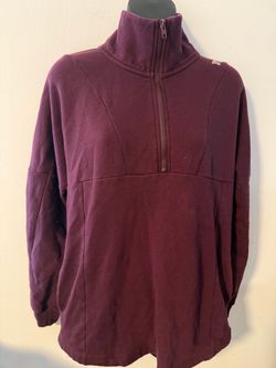 PINK quarter zip up XS