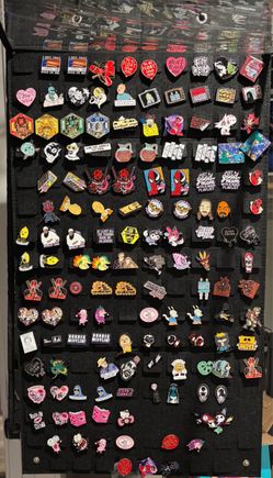 Large Lot of Pop Culture Enamel Pins