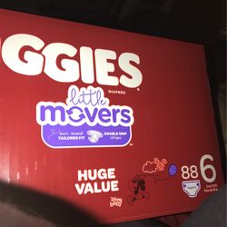 Huggies Little movers size 6 88count