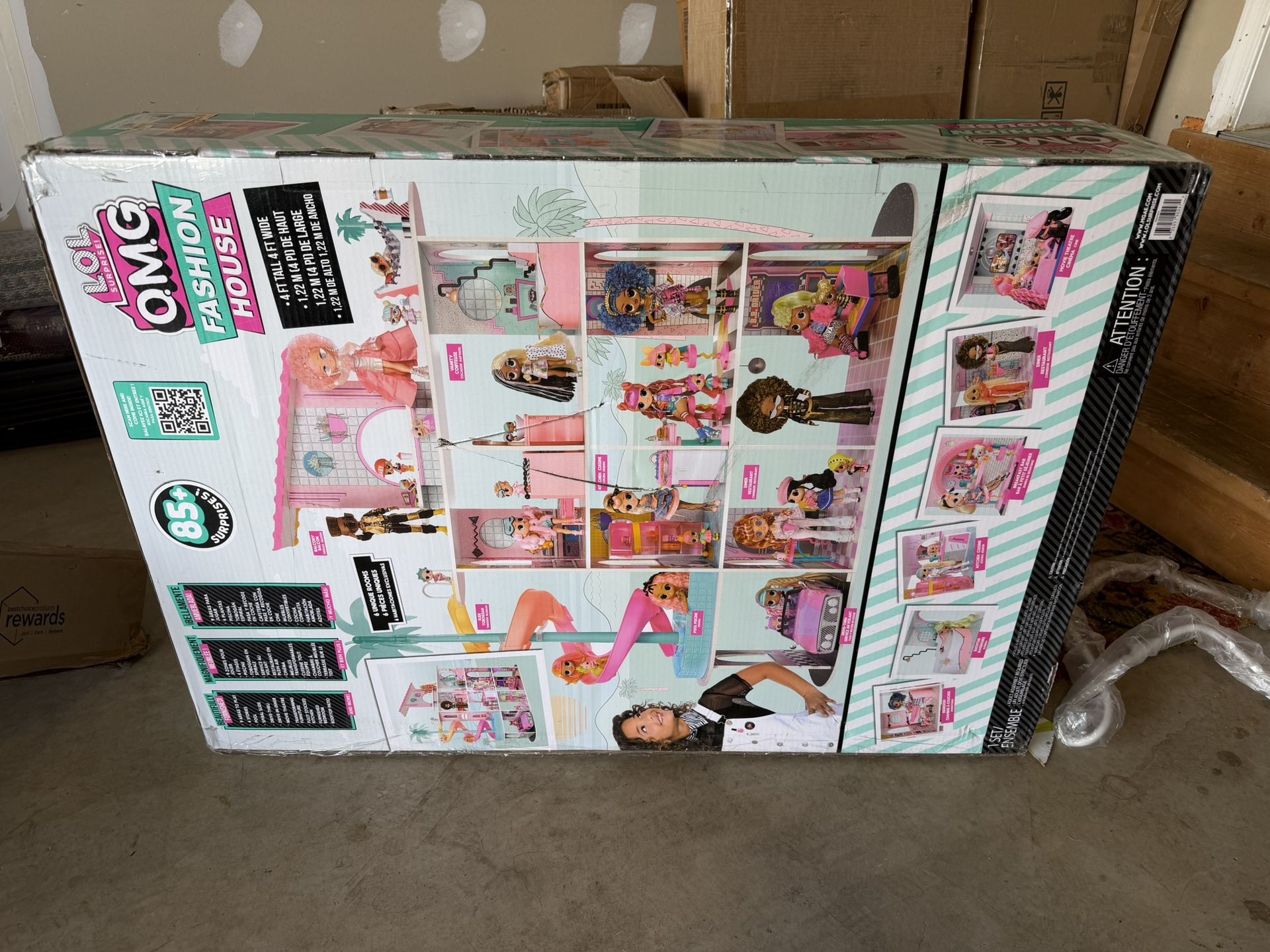 🎀 L.O.L. Surprise! OMG Fashion House Playset – Brand New 🎁 💰 $100 (Retail $139.99)