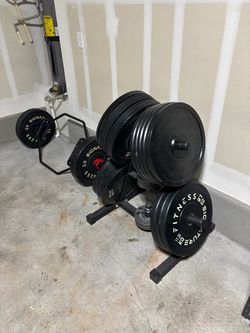 Olympic weights/Trap Bar/weight tree