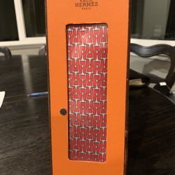 Hermes Paris Silk Tie