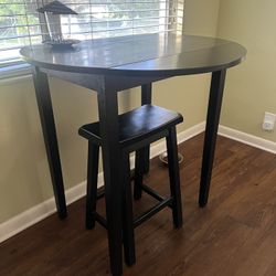Bistro Table And Three Stools 