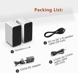 Bluetooth Computer Speakers with Aluminum Housing PC Speakers for Laptop Desktop Gaming Stereo Wireless Speaker  KD-C01 computer speaker stereo system