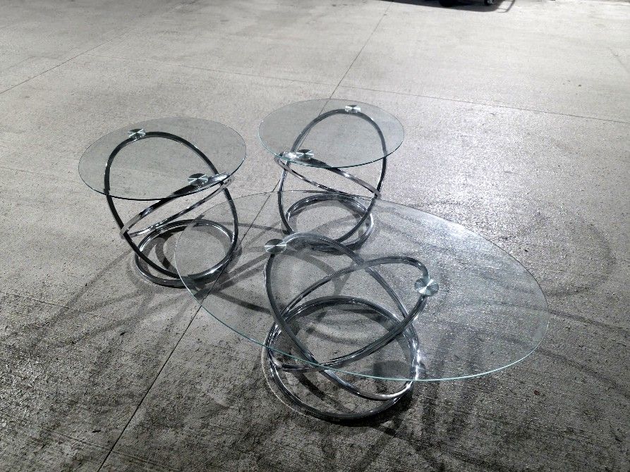 Glass Table Set