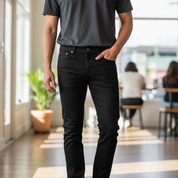 Levi’s 514 Black Denim Jeans Men’s  size 33 x 30 straight legs