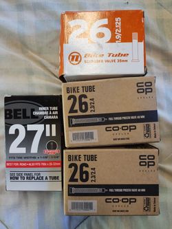 New Bike Tubes ($5 Each)