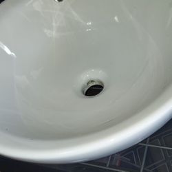 white round vessel sink for bathroom $125
