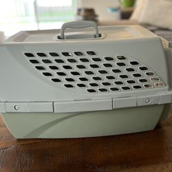 Small Green Pet Carrier 