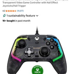 GameSir Kaleid Wired Controller for Xbox Series X|S, Xbox One,Windows 10/11 & Steam, Plug and Play Gaming Gamepad, Transparent Video Game Controller w