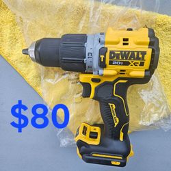 $80 New Dewalt hammer drill 2-Speed  with ANTI-ROTATION SYSTEM 20-Volt (Tool-Only) model DCD806