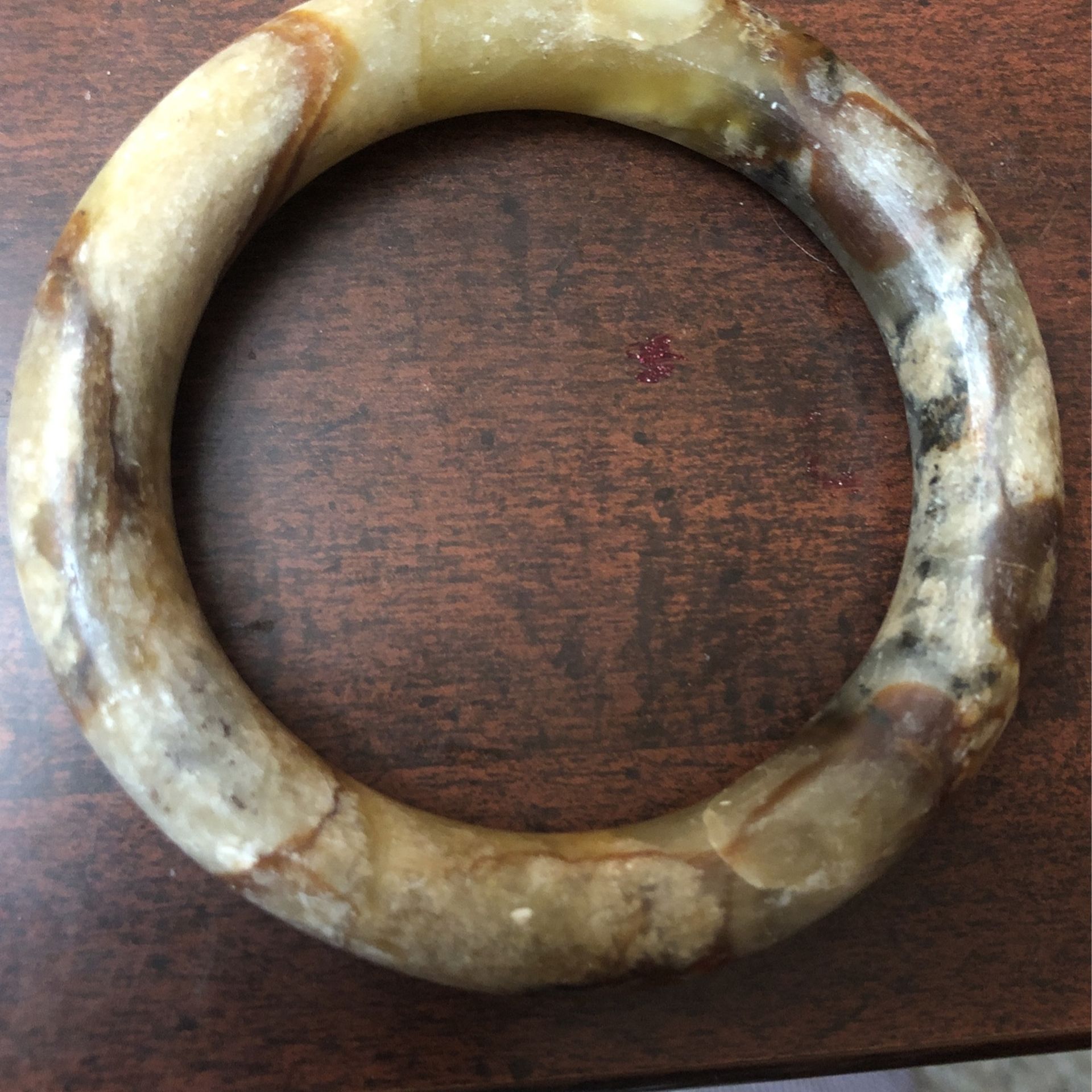 Antique Jade Bracelet Large