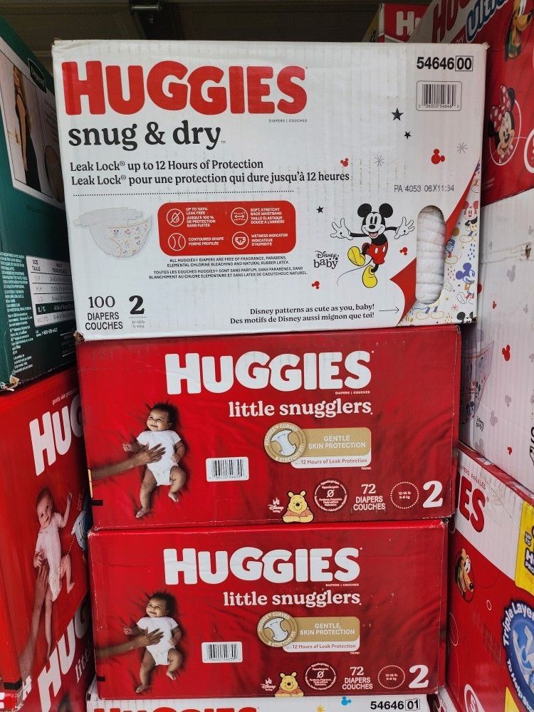 Huggies 2 $20 Each Box. Price Is Firm.