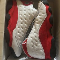 Retro 13  Red And White 