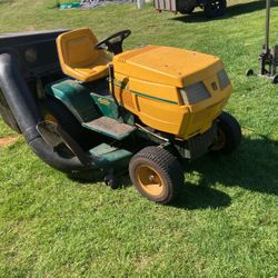 Yard man Riding Mower With Bagging 