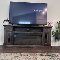Electric Fireplace TV Stand (TV NOT INCLUDED)