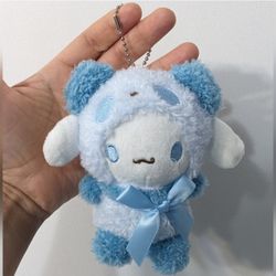 NEW Cinnamoroll Sanrio Cute Plush Keychain Bag Charm