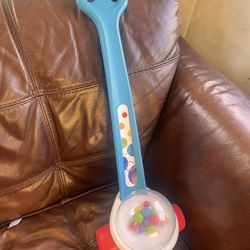 Blue Baby Push Toy