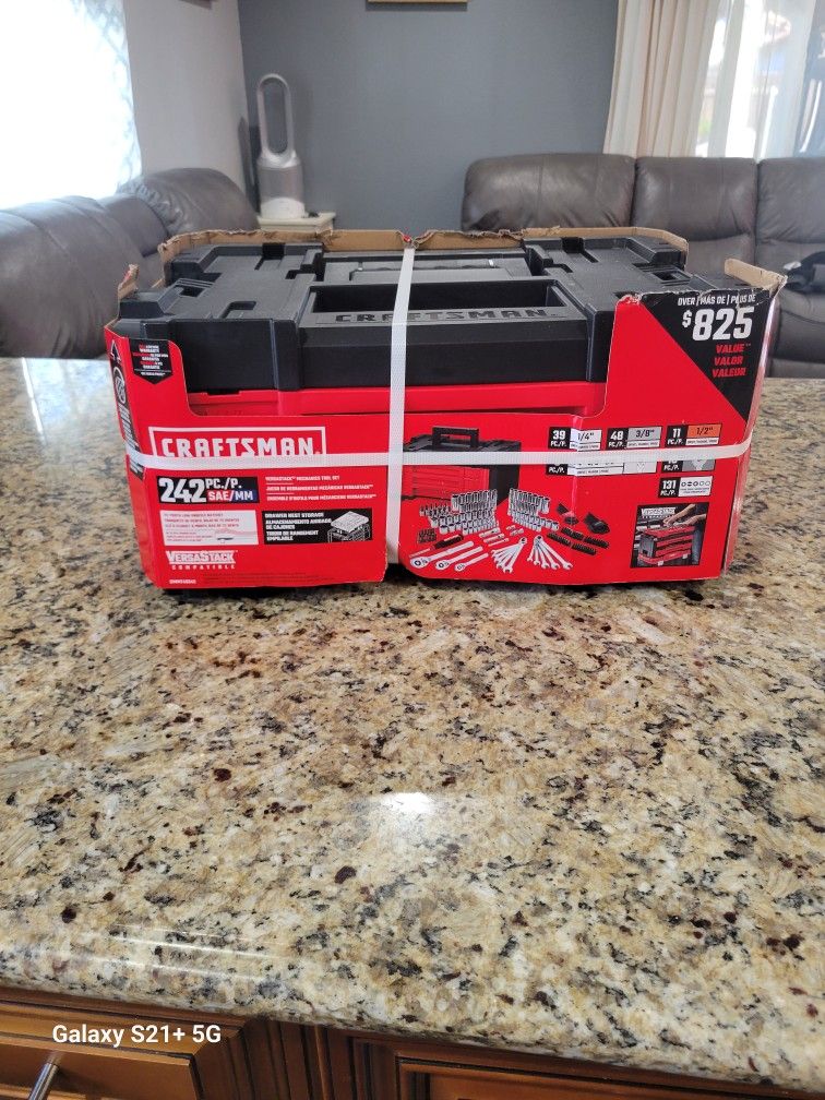 Craftsman 242 Pcs Mechanic Tool Box New