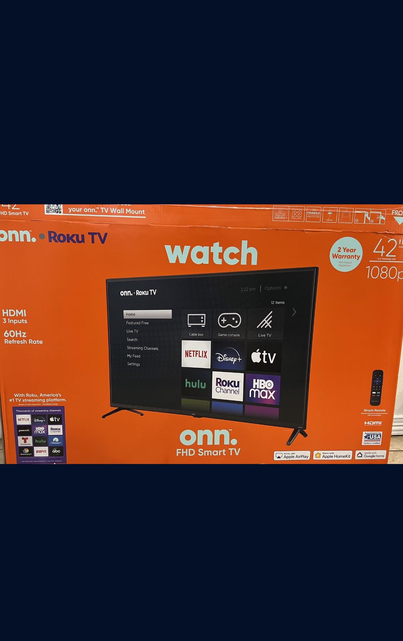 ONN-Roku 42” TV