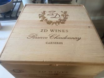 ZD Wines Reserve Chardonnay Carneros Wooden Wine Box