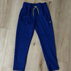 Champion boys youth pull on  joggers sweatpants logo blue pants size Small 7/8