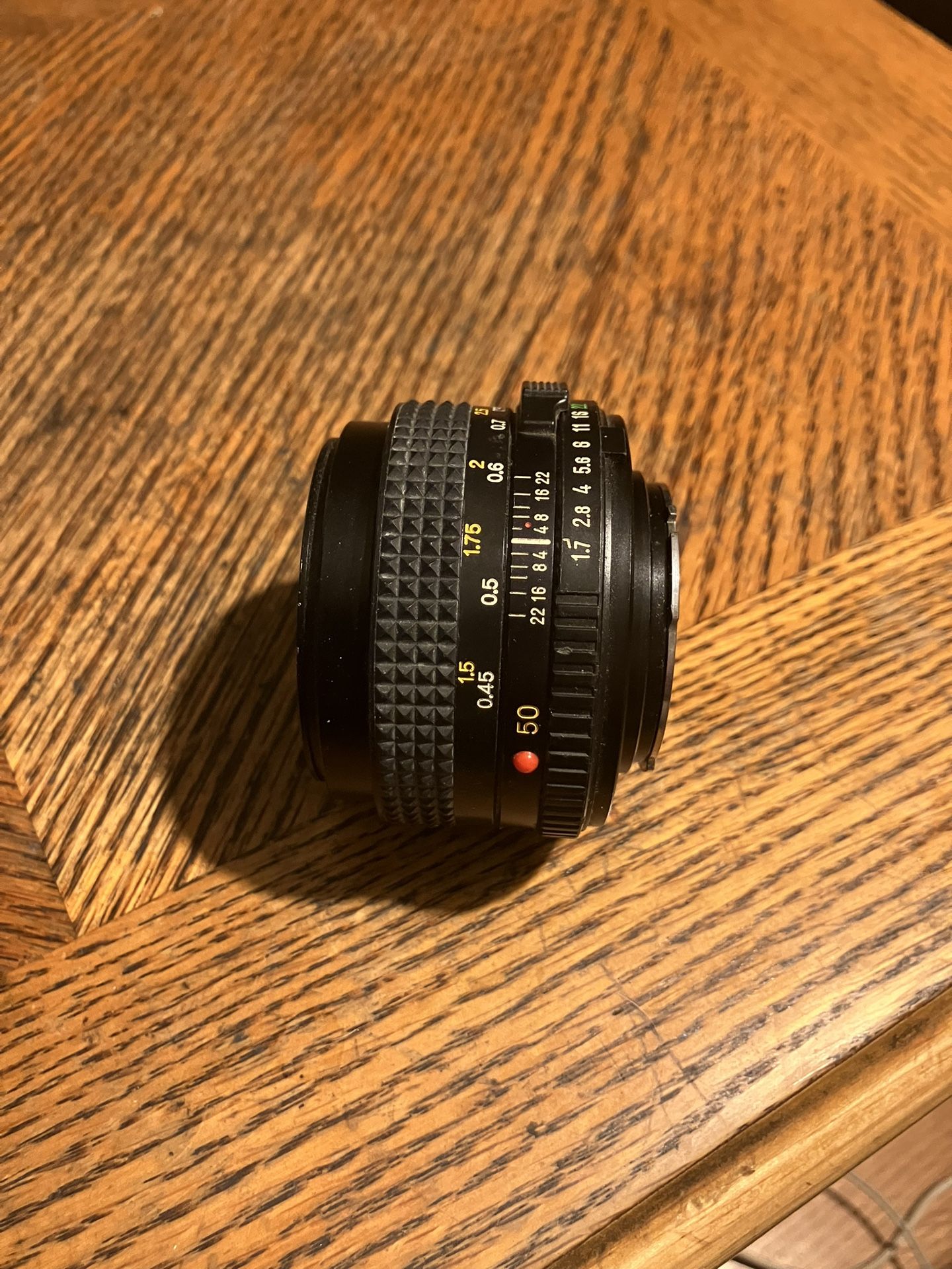 Minolta MD 50mm 1:1.7 Interchangeable Lens