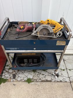 Tool cart plus a welder