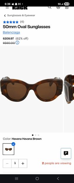 Balenciaga all over logo cat eye sunglasses